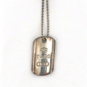 Tiffany and Co Dog Tag